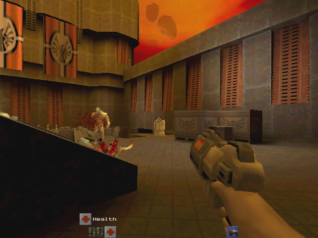DirectX 5 시대, "PC에서 3D 게임 플레이"를 펼친 "Quake II"(1997 년, id software) (C) 1997 id Software,Inc.All Rights Reserved.
