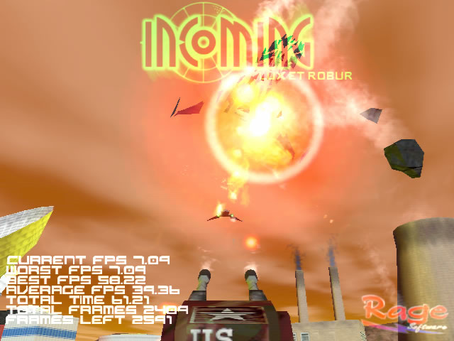 DirectX 6시대, 비디오 카드의 대표 게임으로 명성을 떨친 "Incoming"(1998년, Rage사) (C)Rage Games Ltd 1998