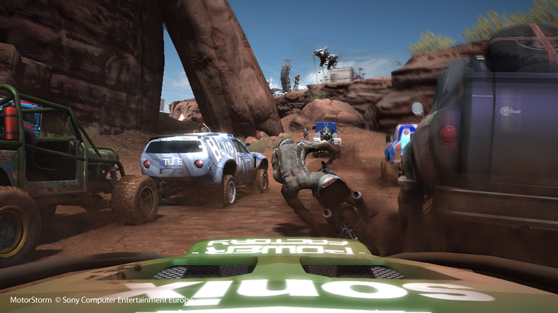 "MotorStorm"(SCE Europe). 그래픽뿐만 아니라 물리 시뮬레이션의 리얼리티 높이도 기대된 PS3의 게임 MotorStorm TM (C)2006 Sony Computer Entertainment Europe. Published by Sony Computer Entertainment Inc. Developed by Evolution Studios.