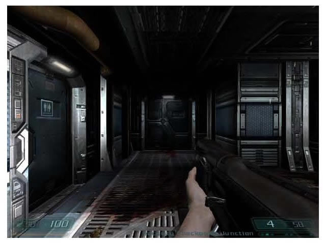 DOOM 3 섀도우 볼륨 지오메트리 연산 부하 가시화