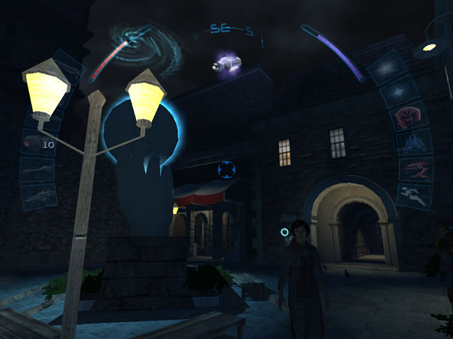 "DeusEx 2"(ION STORM, 2004)에서. 라이트 블룸 없음