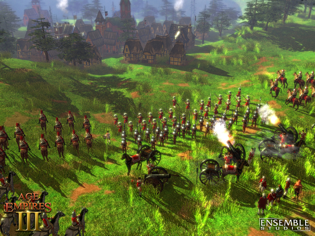 「AGE OF EMPIRES III」(ENSEMBLE STUDIOS, 2005)는 메인 스트림 PC 게임 작품으로서는 처음으로 FP16-64 비트 버퍼에 의한 HDR 렌더링을 채용한 타이틀이 되었다