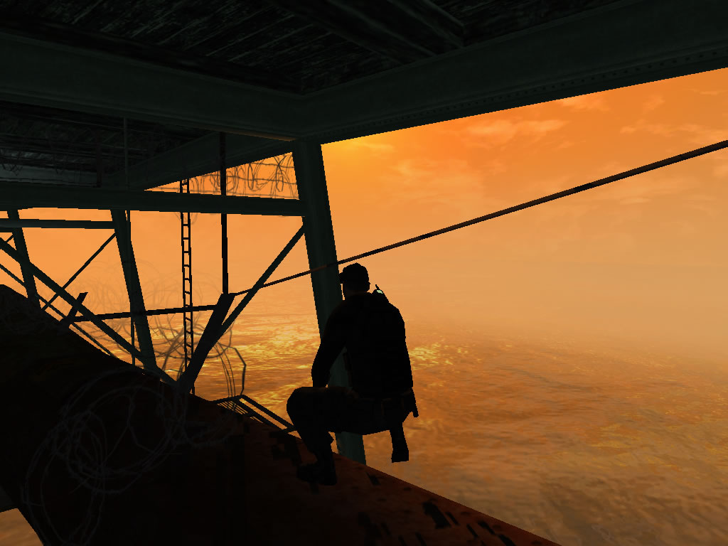 "Tom Clancy's Splinter Cell"(UBI SOFT, 2002)에서. 수면의 잔물결 표현을 노멀 맵으로 표현하는 것이 정평화되었다