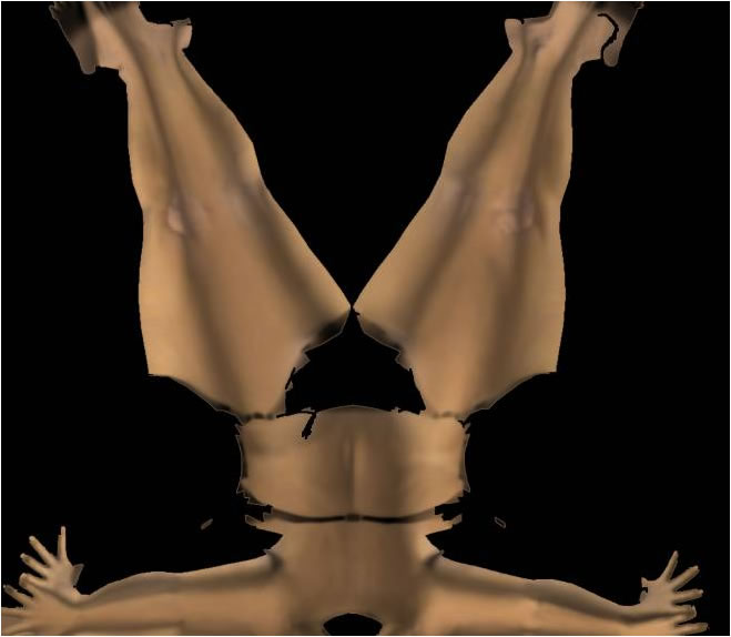 흐림 원본 텍스처는 이렇게 출력됩니다.