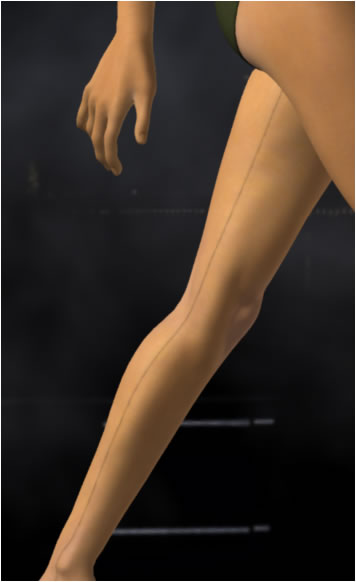 이 때문에 텍스처 좌표계에서 단지 흐려진 것만으로는 텍스처의 초기화 색이 흐림 처리에 의해 흘러 들어 버려, 3D 모델에 텍스처 매핑했을 때에 "이음새"가 노출되어 버린다