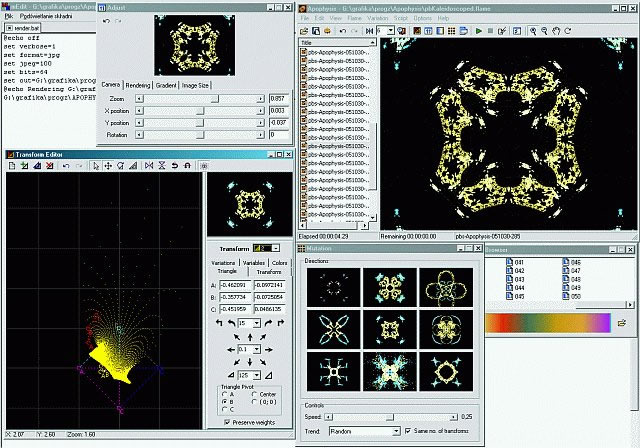 Apophysis 화면